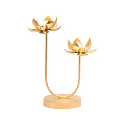 2 Lotus Mercury Votive Candle Holder for Table