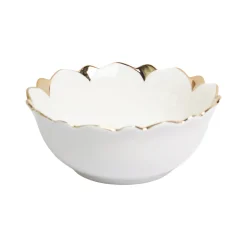 Antique Off White Ceramic Serving Dish - 15 x 15 x 6CM