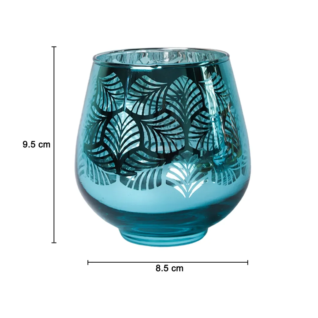 Aqua Blue T-Lite Holders