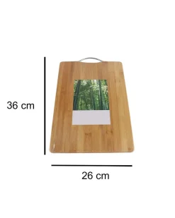 Bamboo, Chopping Board, Plain, Wooden : Finish, Multicolor