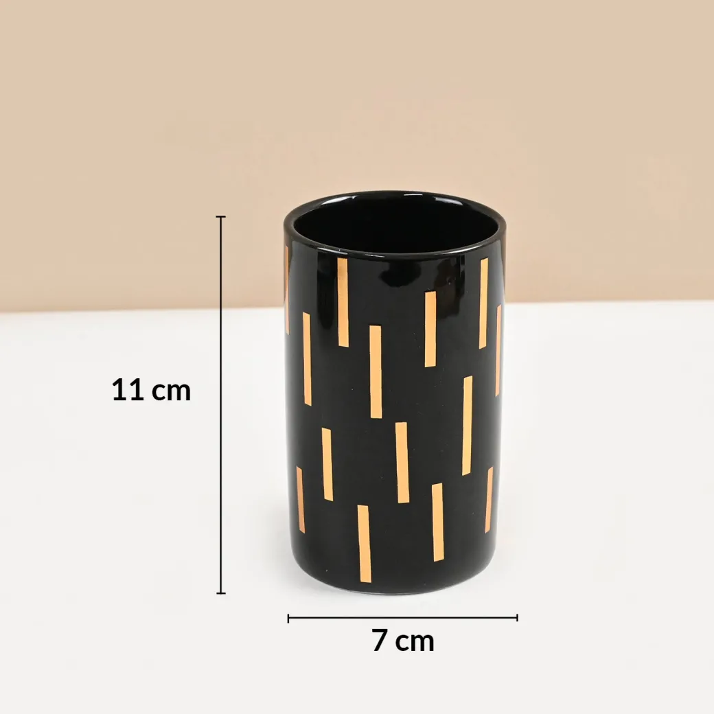 Bathroom Set Of 4 (Black)