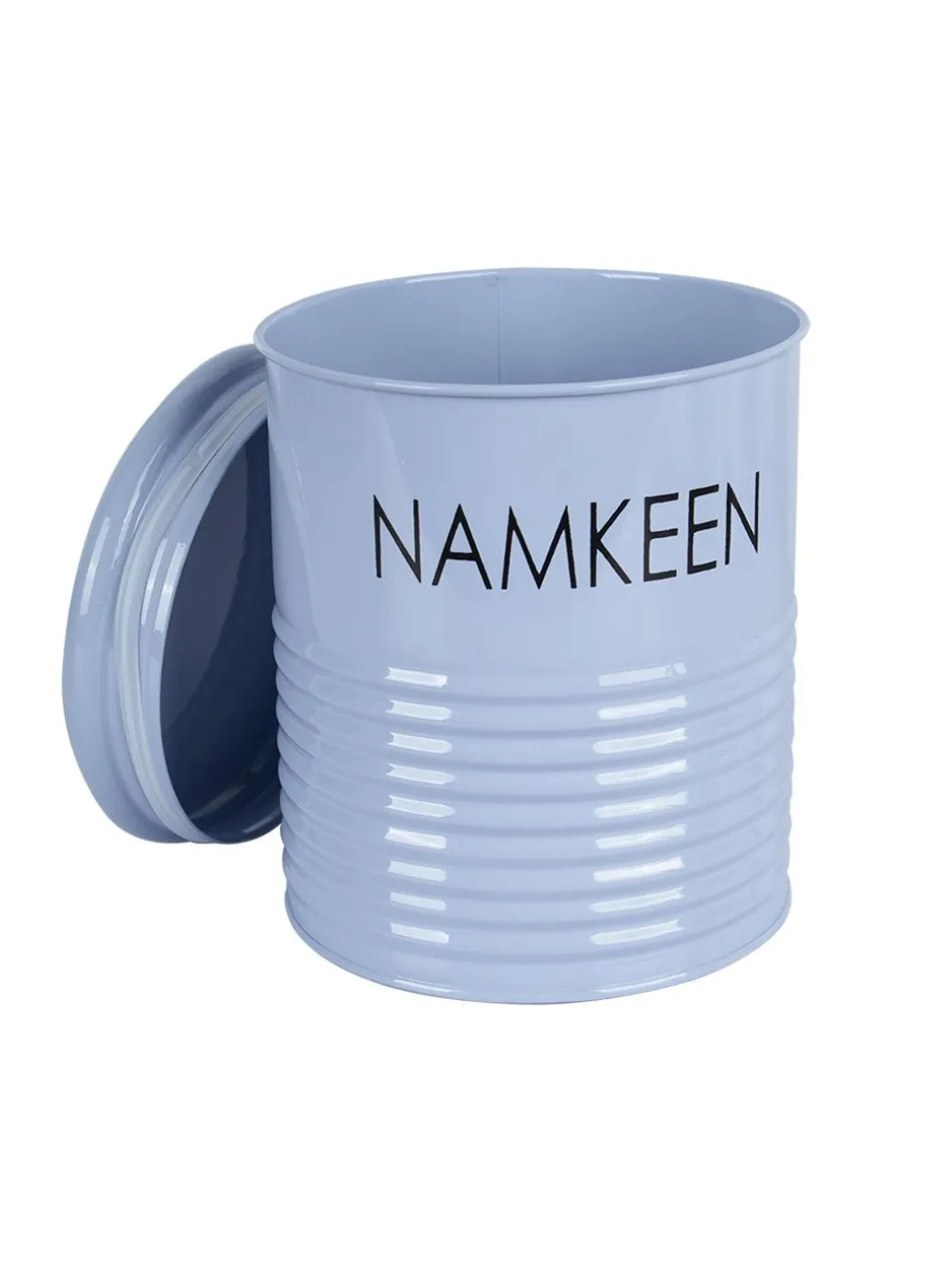 Biscuits & Namkeen Jar Set Of 2 ( Light Blue, Each 1700 Ml )