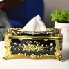 Black Chic Tissue Box - Rectangle Shape