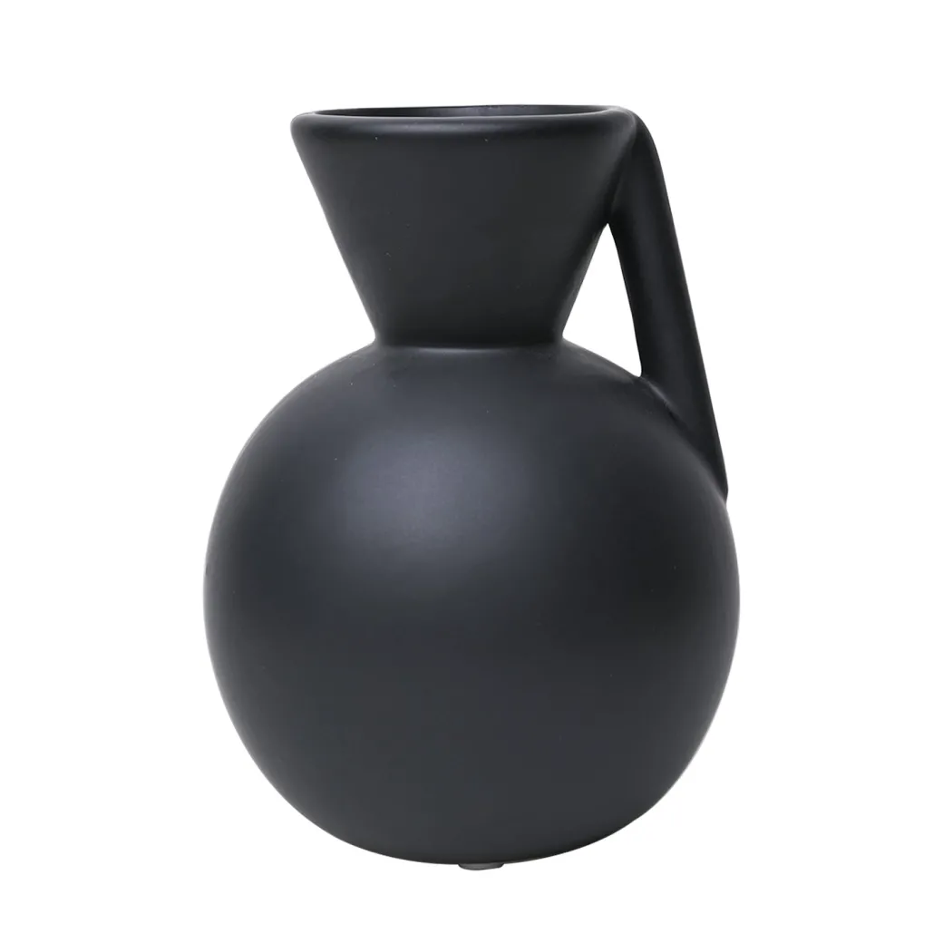 Black Decorative Vase