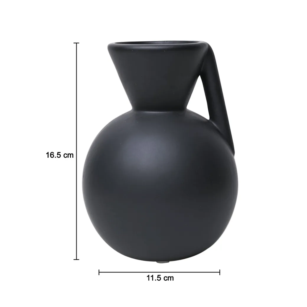 Black Decorative Vase