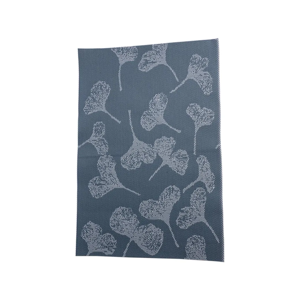 Blue Floral Pattern - Placemat Mat Set Of 4