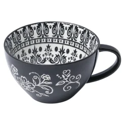 Blue Geometry 480ml Cup