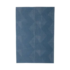 Blue Tringle Pattern - Placemat Mat Set Of 4