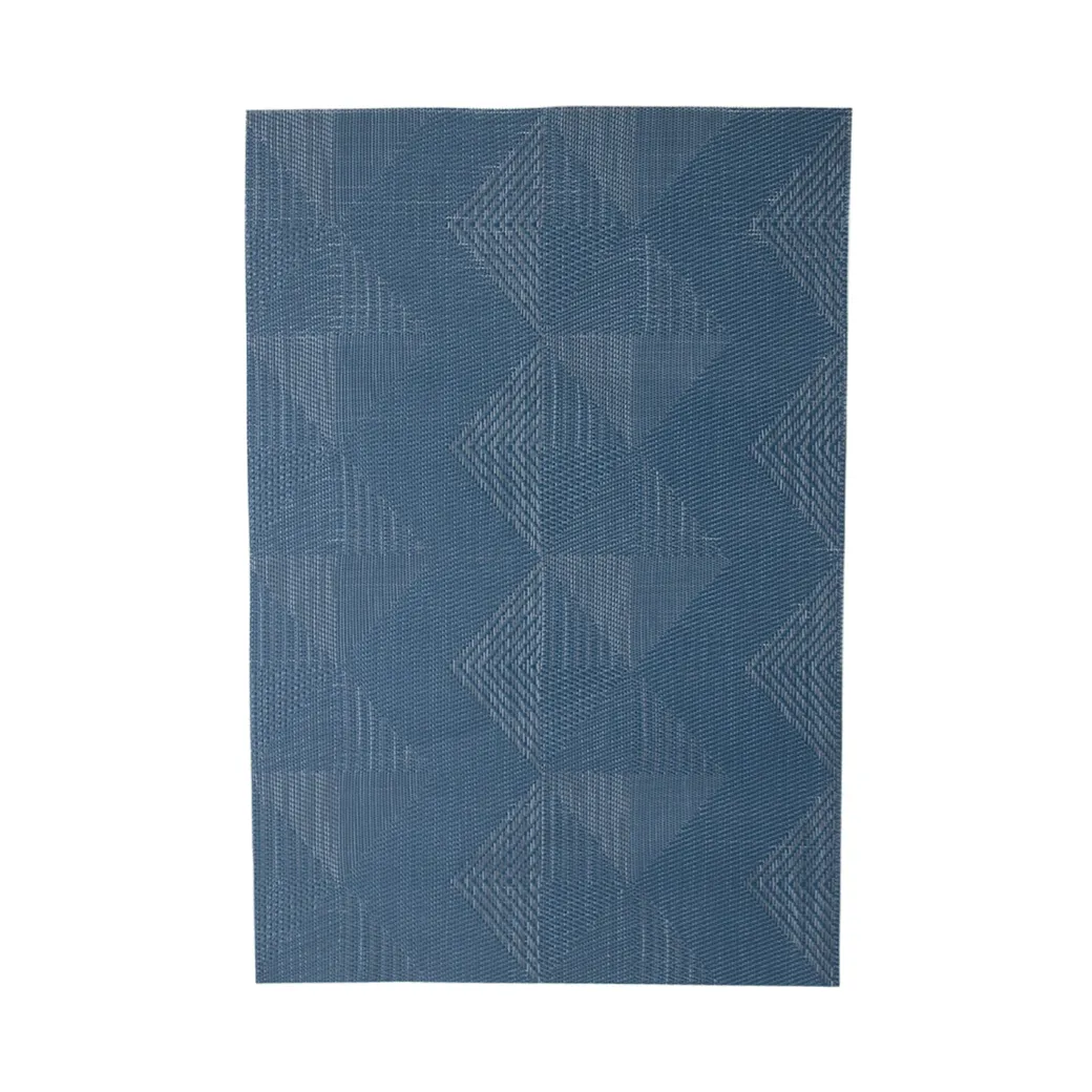 Blue Tringle Pattern - Placemat Mat Set Of 4