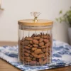 Borosilicate Glass Jar - 450Ml, Glass Texture