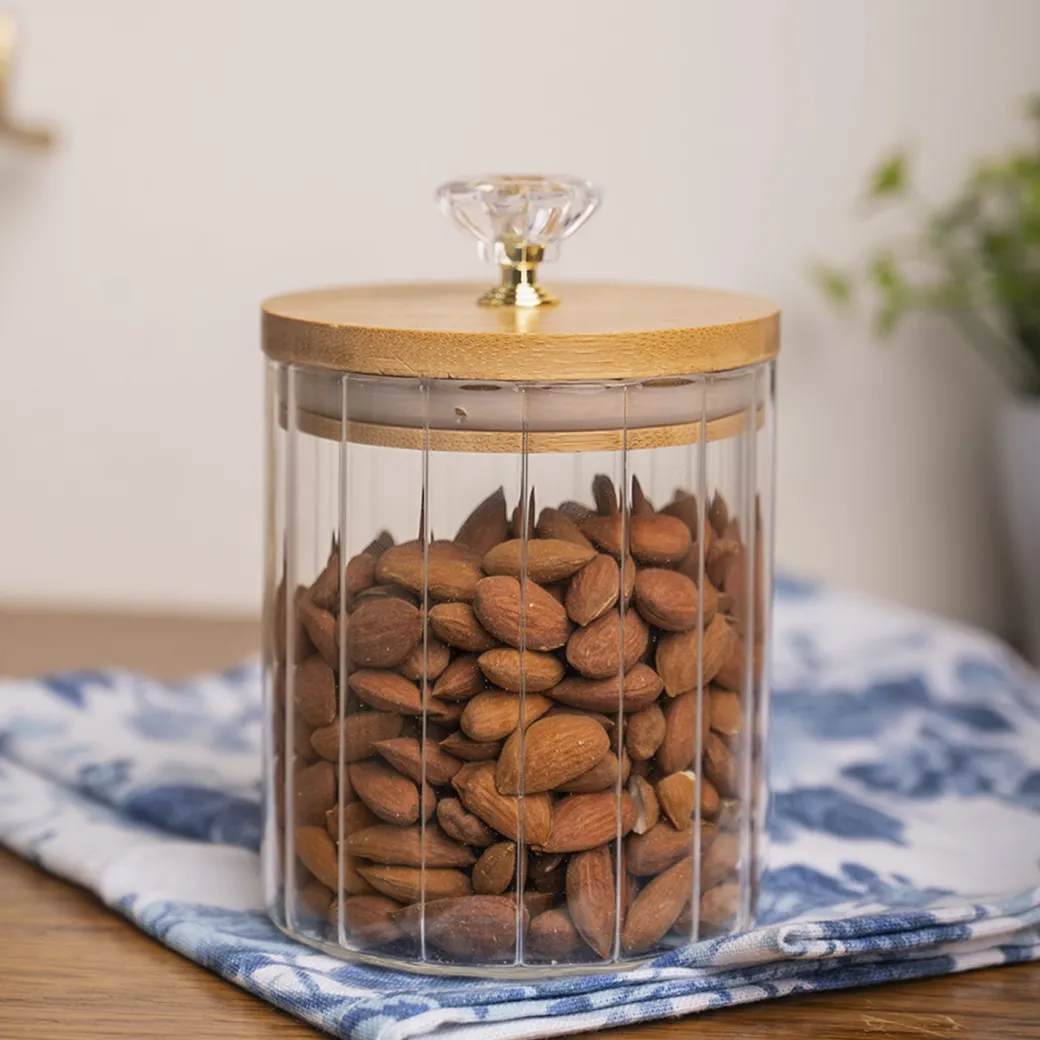 Borosilicate Glass Jar - 450Ml, Glass Texture