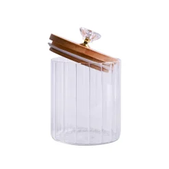 Borosilicate Glass Jar - 450Ml, Glass Texture