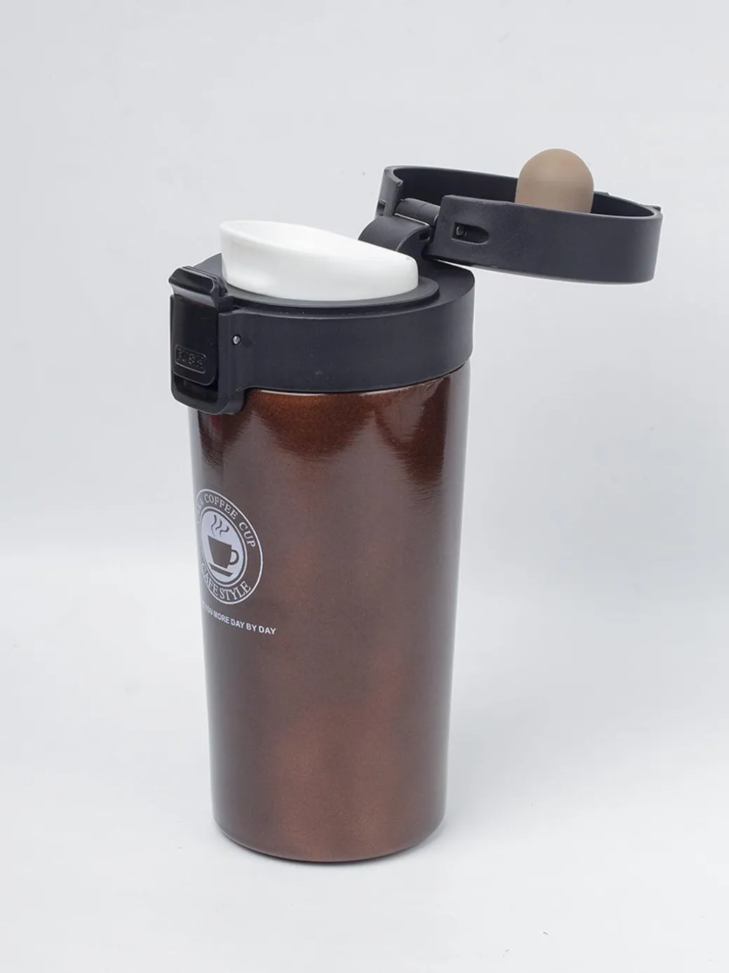 Brown Travel Mug 350Ml
