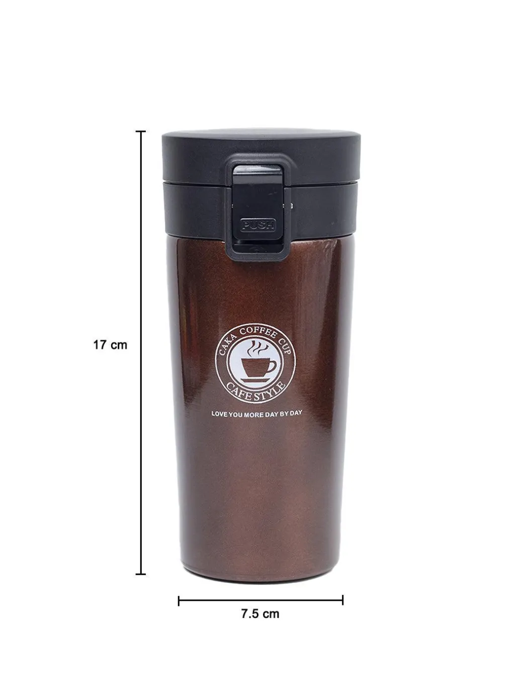 Brown Travel Mug 350Ml