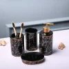 Ceramic Black Bathoom Set Of 4