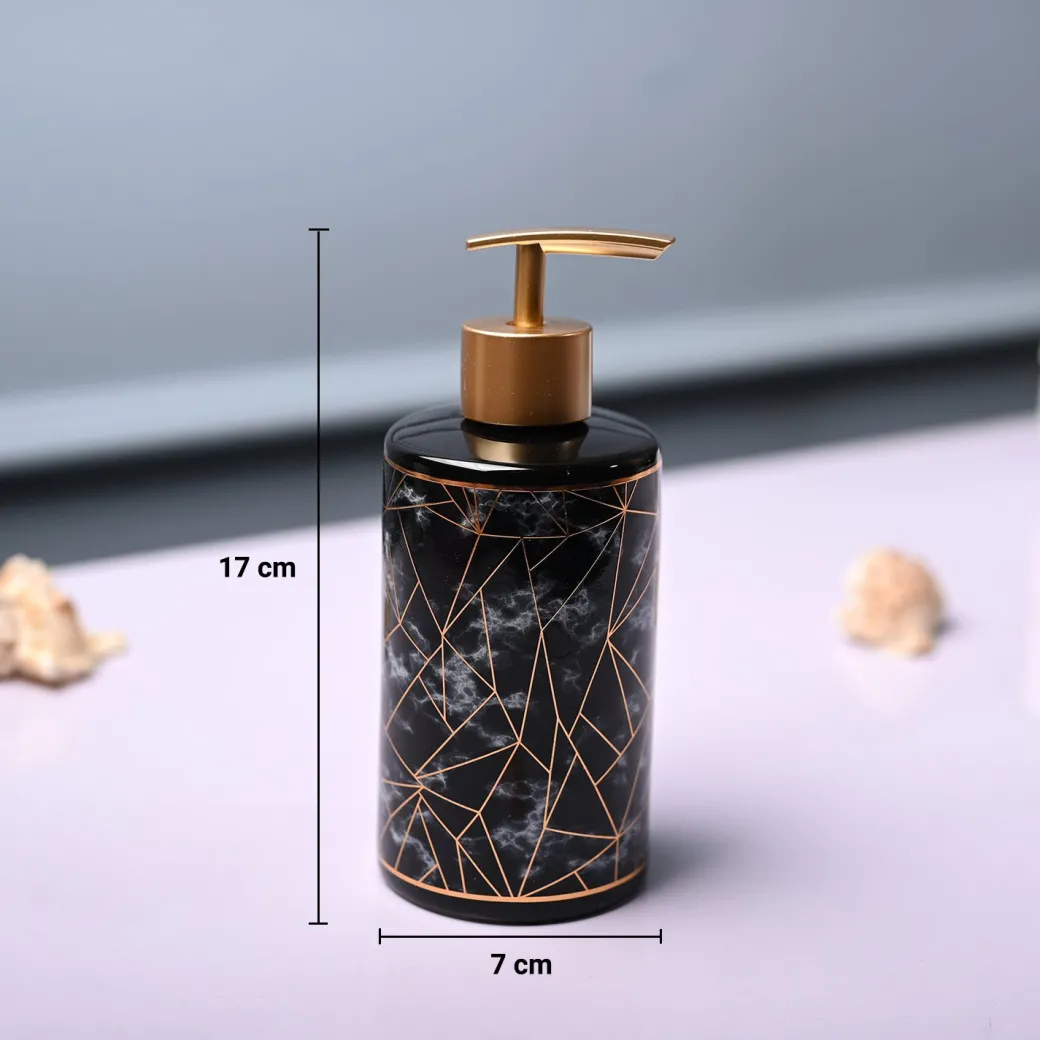 Ceramic Black Bathoom Set Of 4