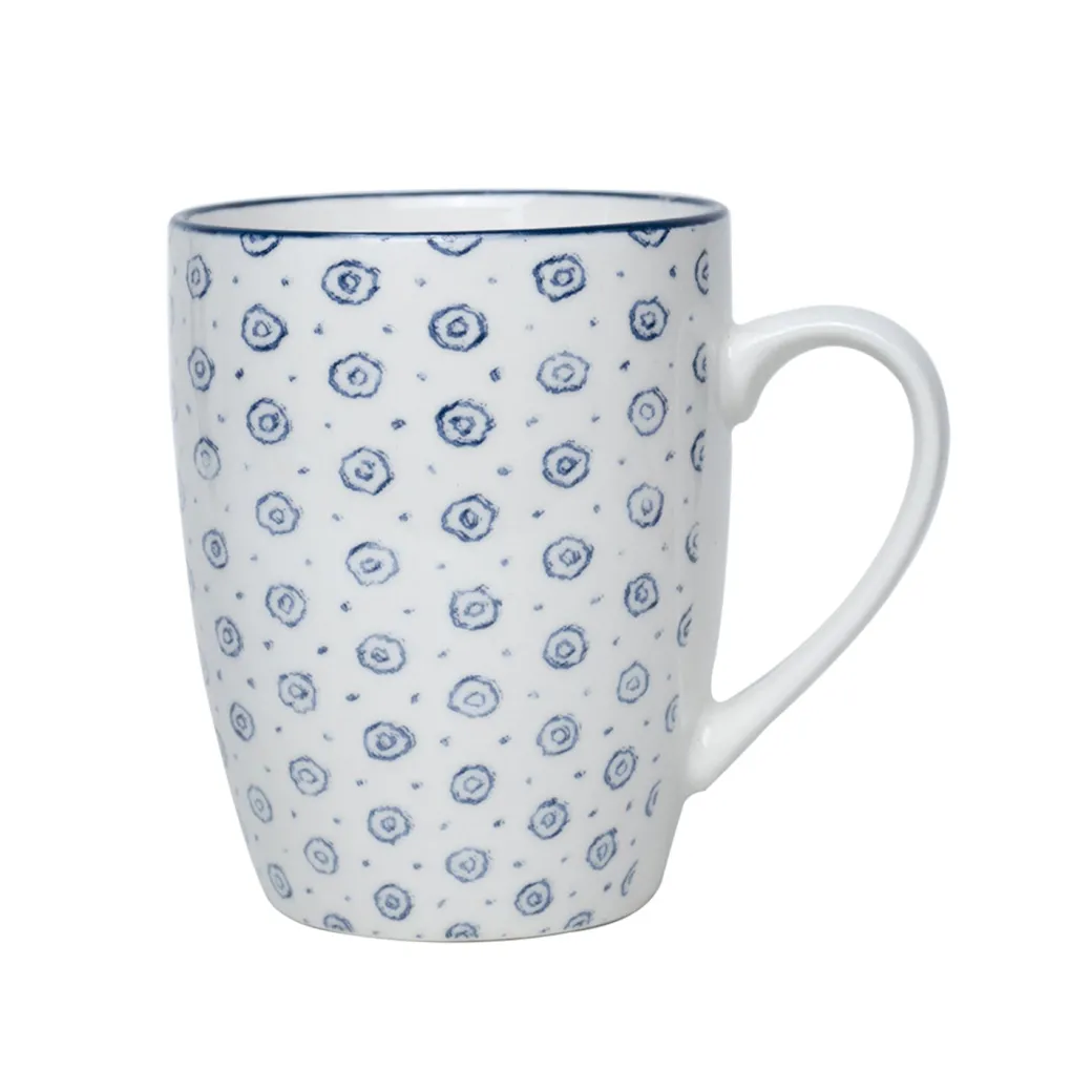 Ceramic Coffee Mug - 380Ml, Dot Repeat