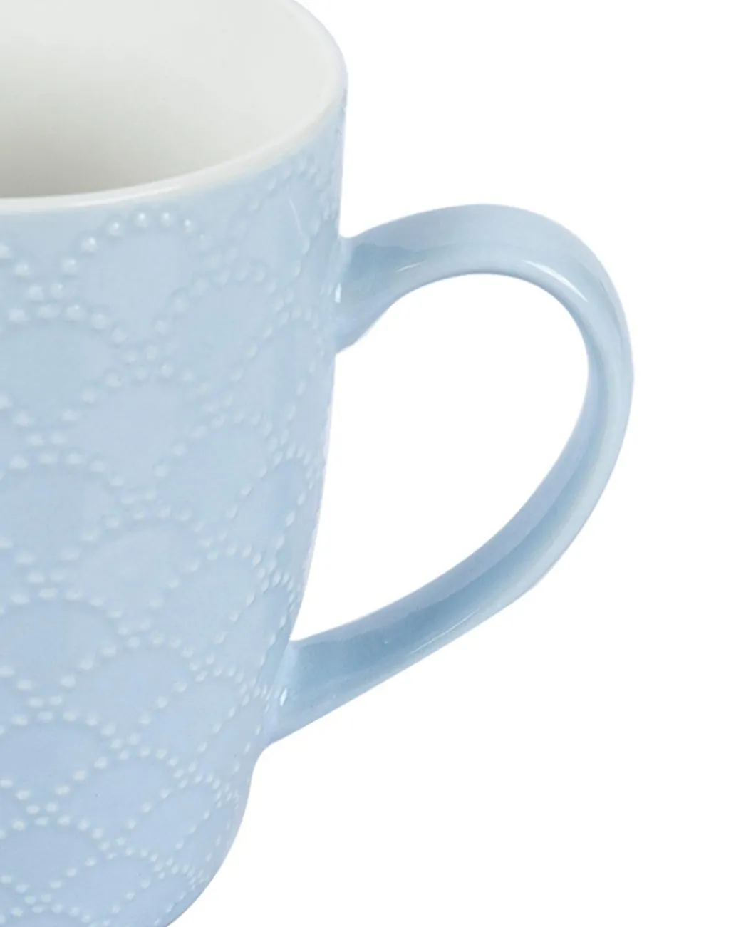 Ceramic Coffee Mug 330 mL (Light Blue & Blue)