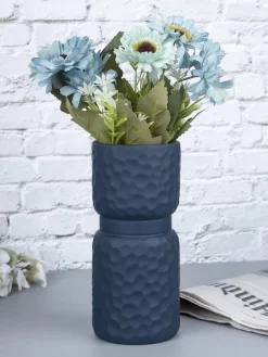 Ceramic, Vase, Engraved, Matt : Finish, Multicolor