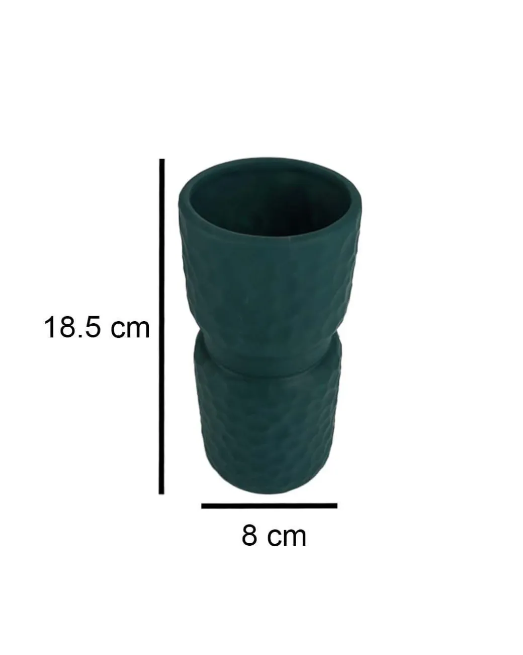 Ceramic, Vase, Engraved, Matt : Finish, Multicolor