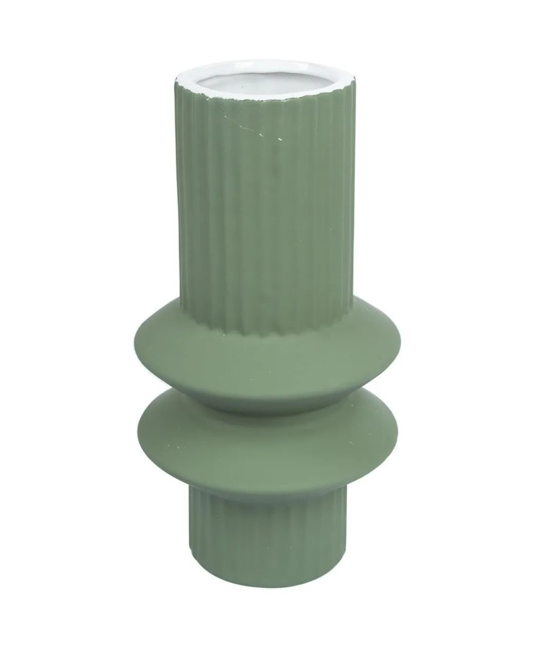 Ceramic, Vase, Round Body, Matt : Finish, Multicolor