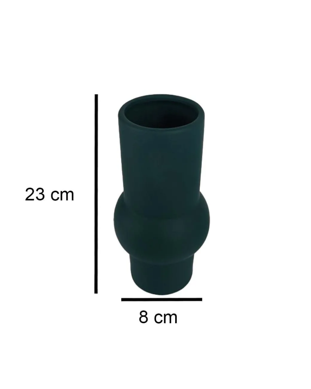 Ceramic, Vase, Solid, Matt : Finish, Multicolor