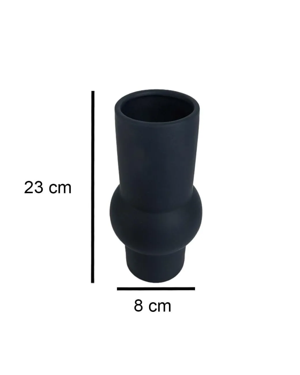 Ceramic, Vase, Solid, Matt : Finish, Multicolor