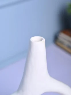 Chic White Ceramic Vase