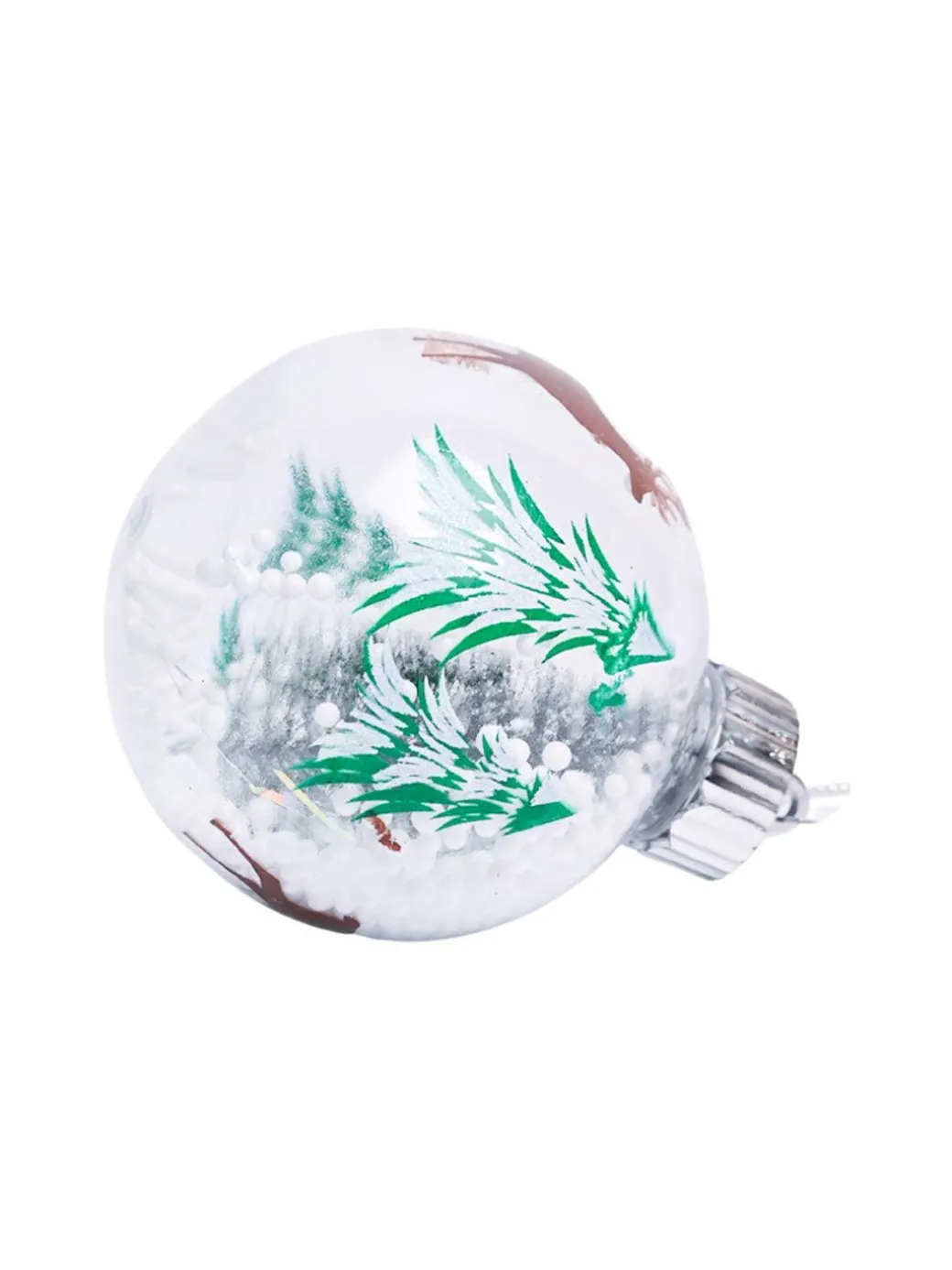 Christmas Hanging Balls Set Of 2 Pcs (Assorted)