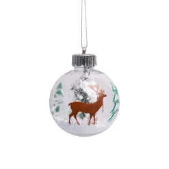 Christmas Hanging Balls Set Of 2 Pcs (Assorted)