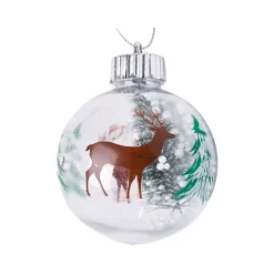 Christmas Hanging Balls Set Of 2 Pcs (Assorted)