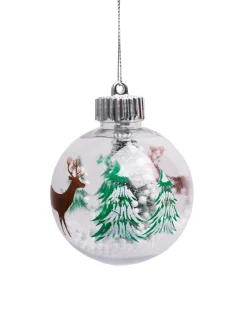 Christmas Hanging Balls Set Of 2 Pcs (Assorted)