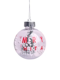 Christmas Hanging Balls Set Of 2 Pcs (Assorted)