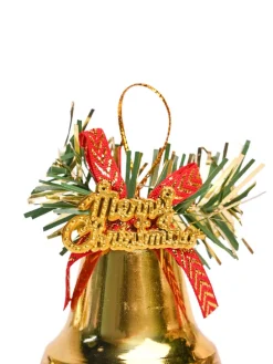 Christmas Jingle Bells (Golden, Set Of 4)