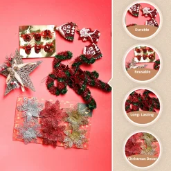 Christmas Set - Multi Colour, X-Mas Hanging