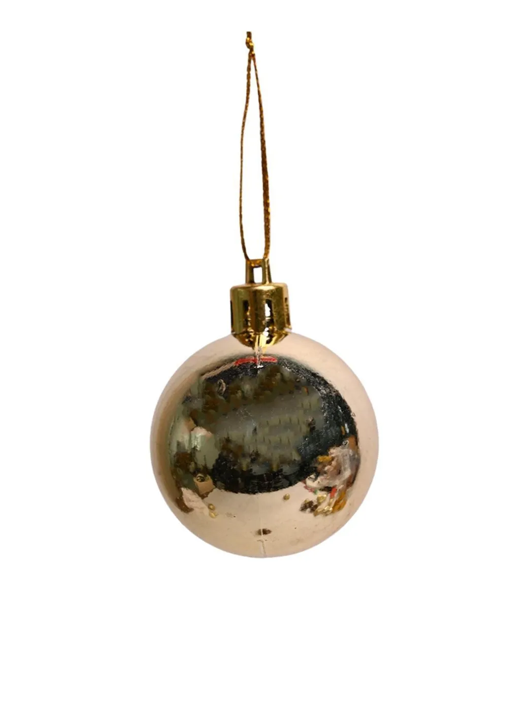 Christmas Tree Hanging Ball (Gold, Set Of 20 Pcs)