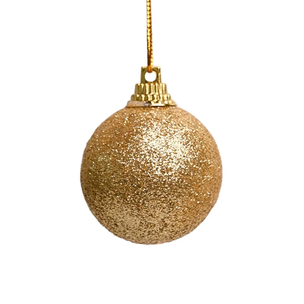 Christmas Tree Hanging Ball (Gold, Set Of 20 Pcs)