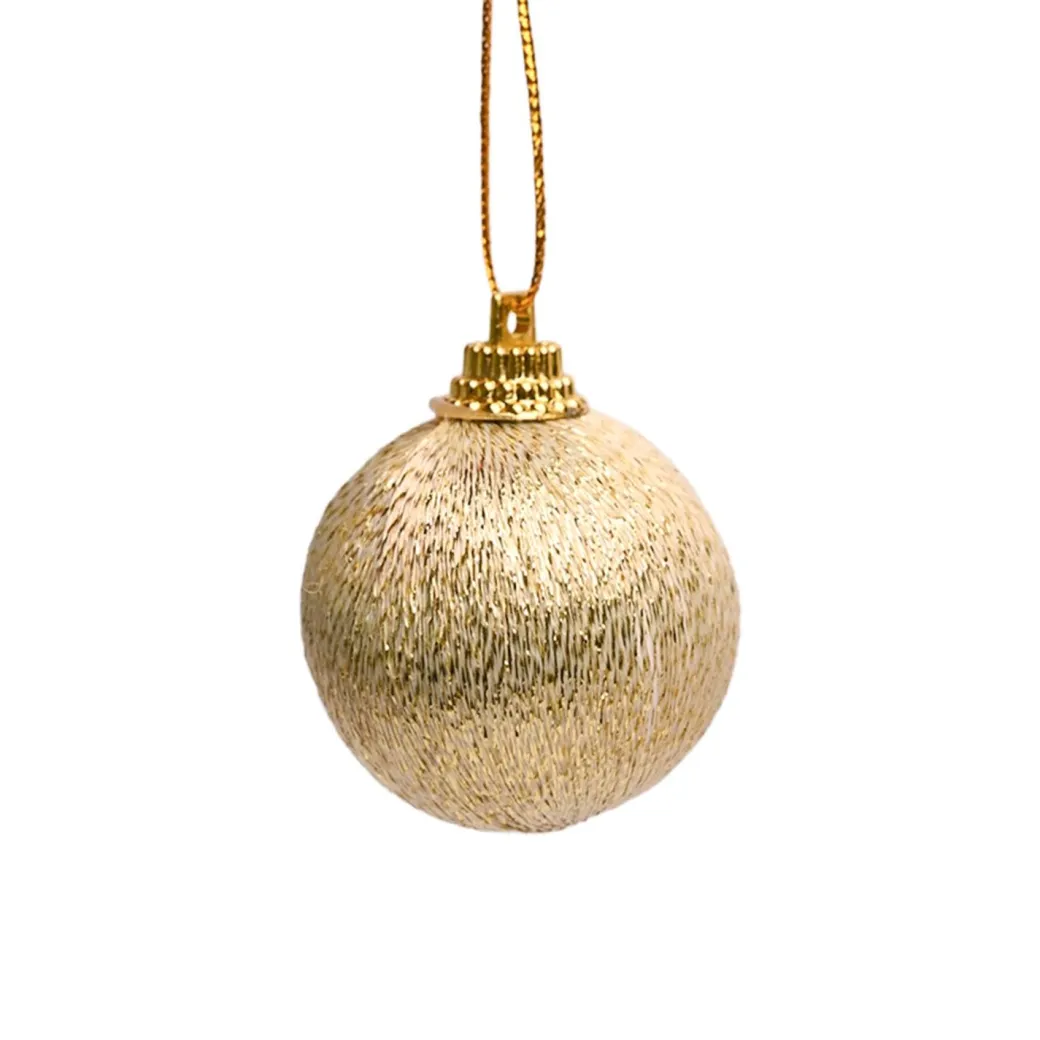 Christmas Tree Hanging Ball (Gold, Set Of 20 Pcs)