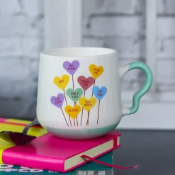 Coffee Cup - 400 Ml, Heart Shape Ballon Print