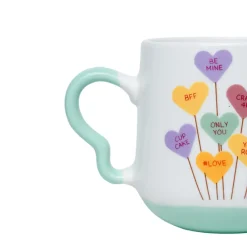 Coffee Cup - 400 Ml, Heart Shape Ballon Print