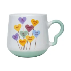 Coffee Cup - 400 Ml, Heart Shape Ballon Print