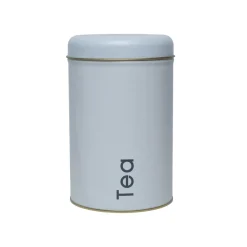 Coffee, Tea & Sugar - Metal Jar Set Of 3, White Color, 1450Ml