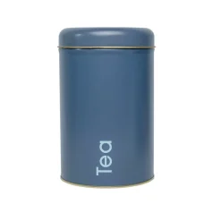 Coffee, Tea & Sugar - Metal Jar Set Of 3, Grey Color, 1450Ml