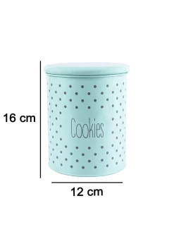 Cookies Jar With Lid - (Green, 1700mL)
