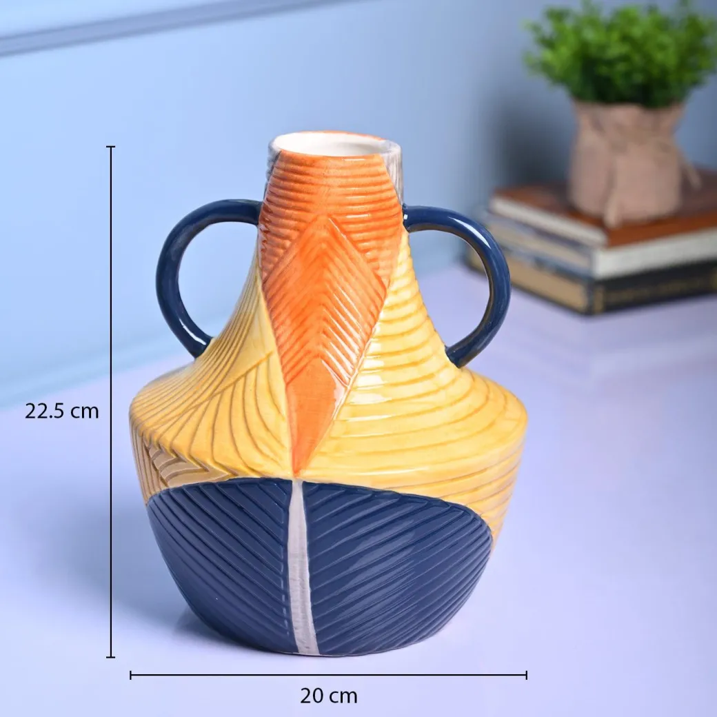 Cylindrical Classic - Multi-Color Vase