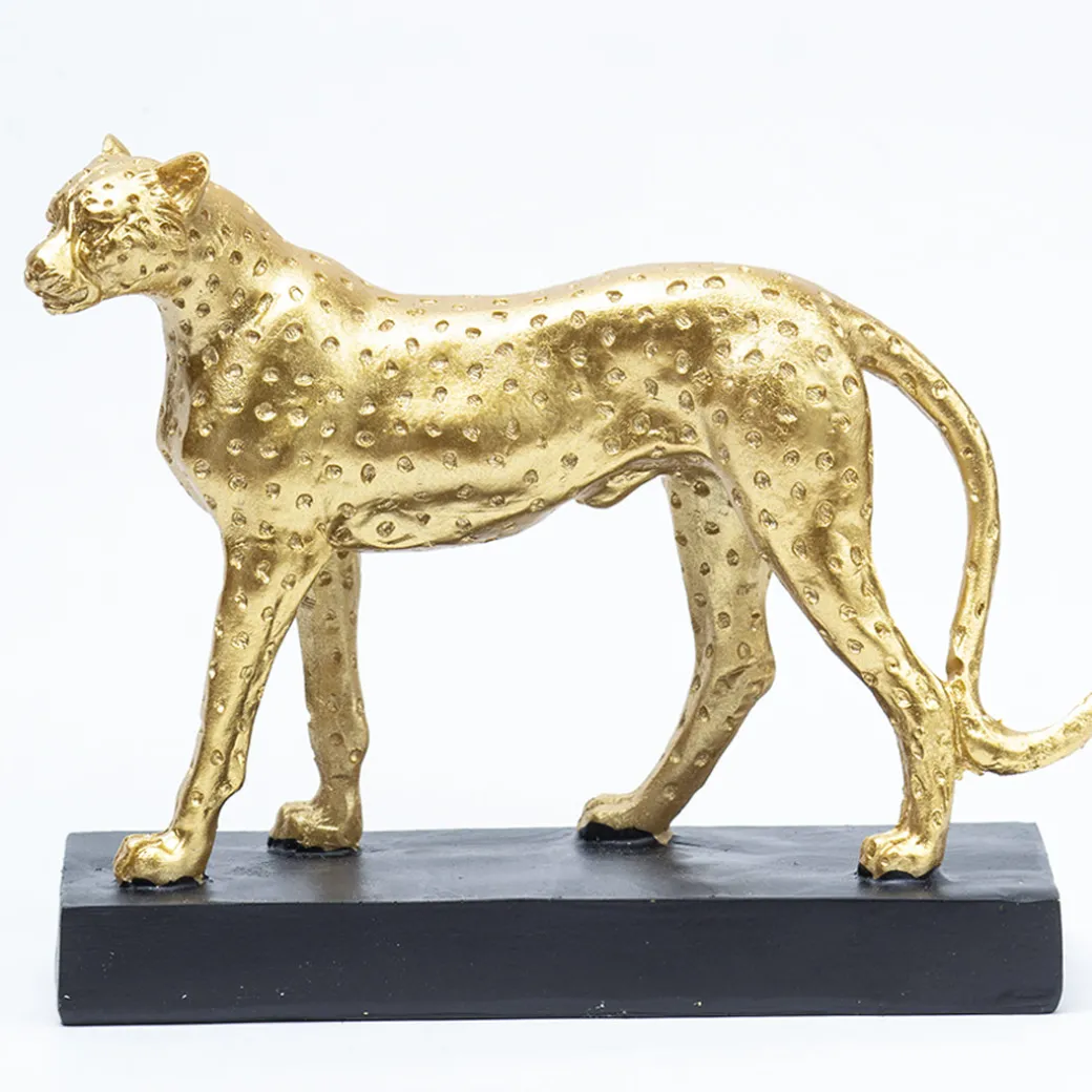Decorative Cheetah Statue Home & Office Décor 16CM