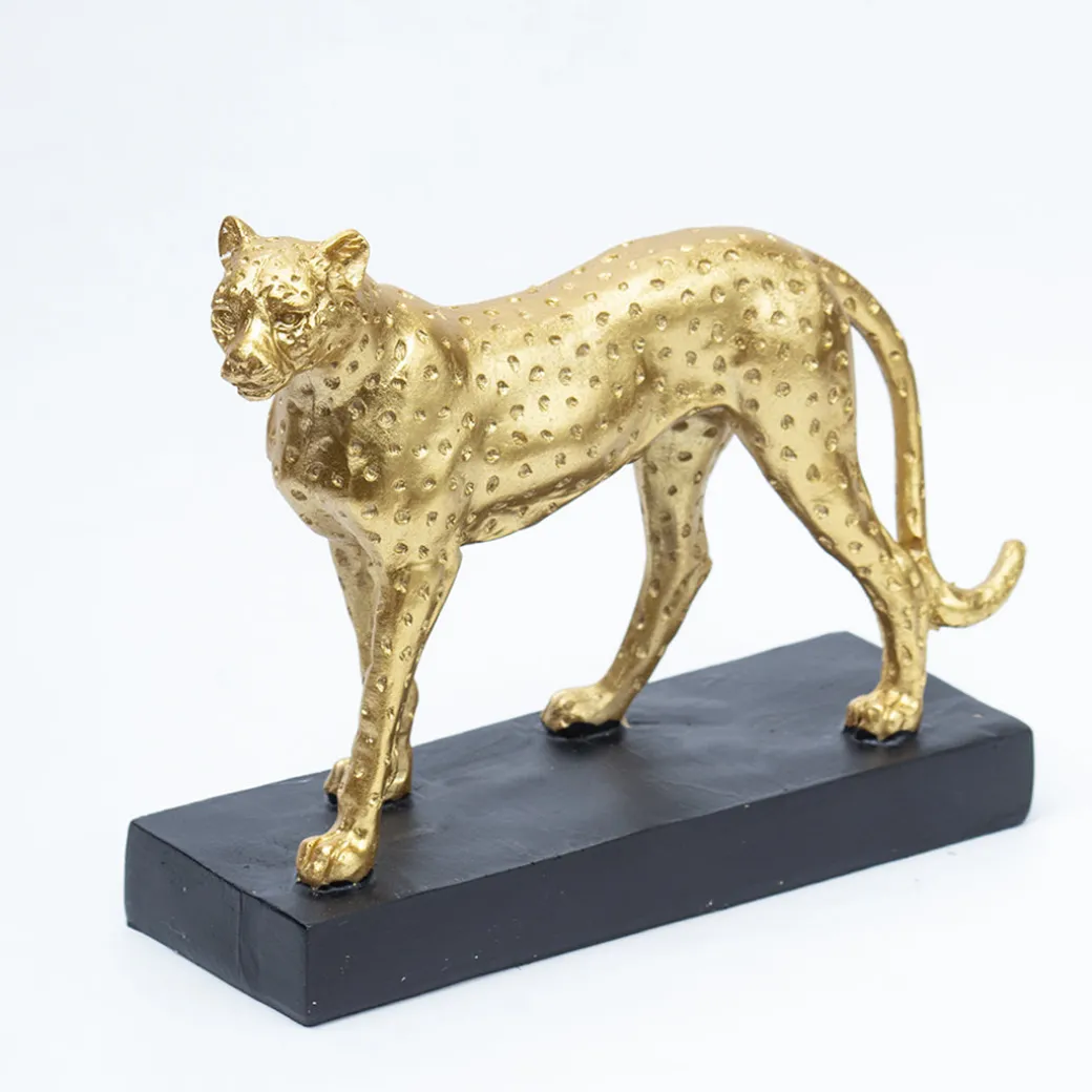 Decorative Cheetah Statue Home & Office Décor 16CM