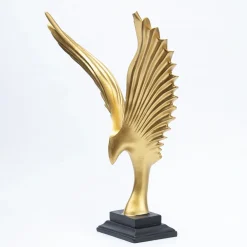 Decorative Golden Wings Statue Home & Office Décor 21CM
