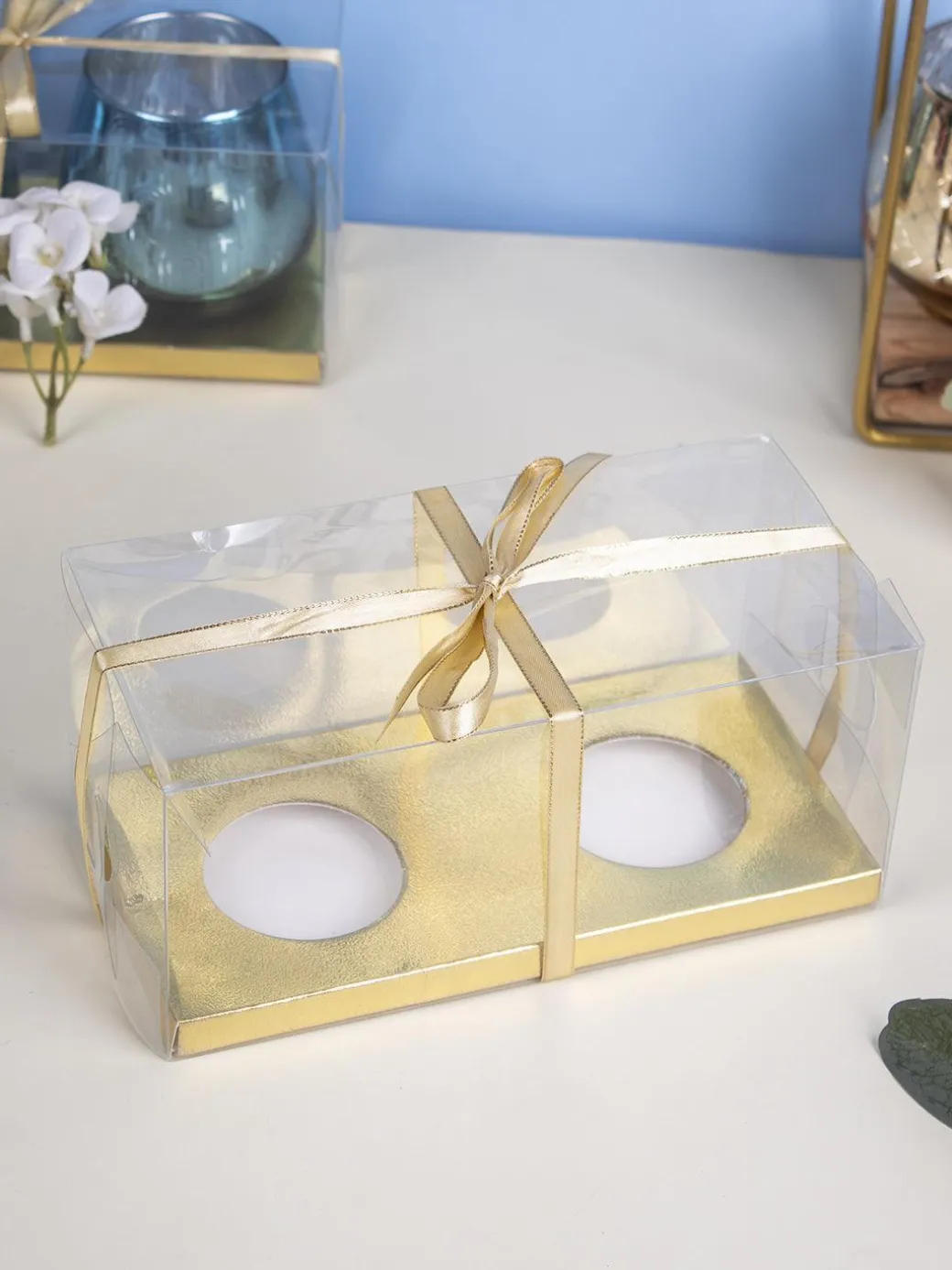 Diwali Home Decoration Tealight Candle Votive Holders Pack Of 3 Pcs