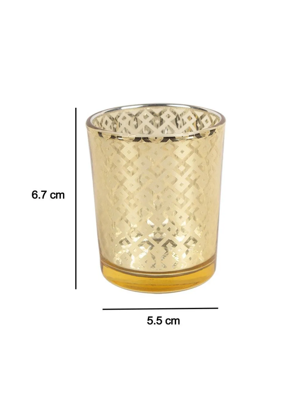 Diwali Home Decoration Tealight Candle Votive Holders Pack Of 3 Pcs